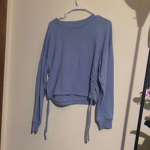 Blue Long-Sleeve Sweatshirt